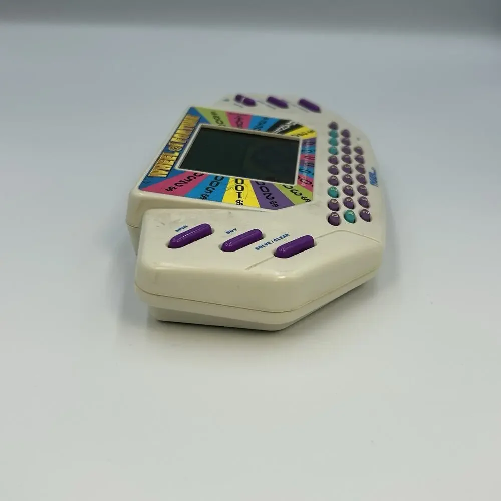 Wheel of Fortune Handheld Game 1995 Tiger Electronics Vintage - TESTED